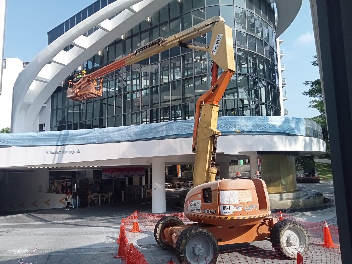 Facade inspection access planning for high-level work at height in Singapore